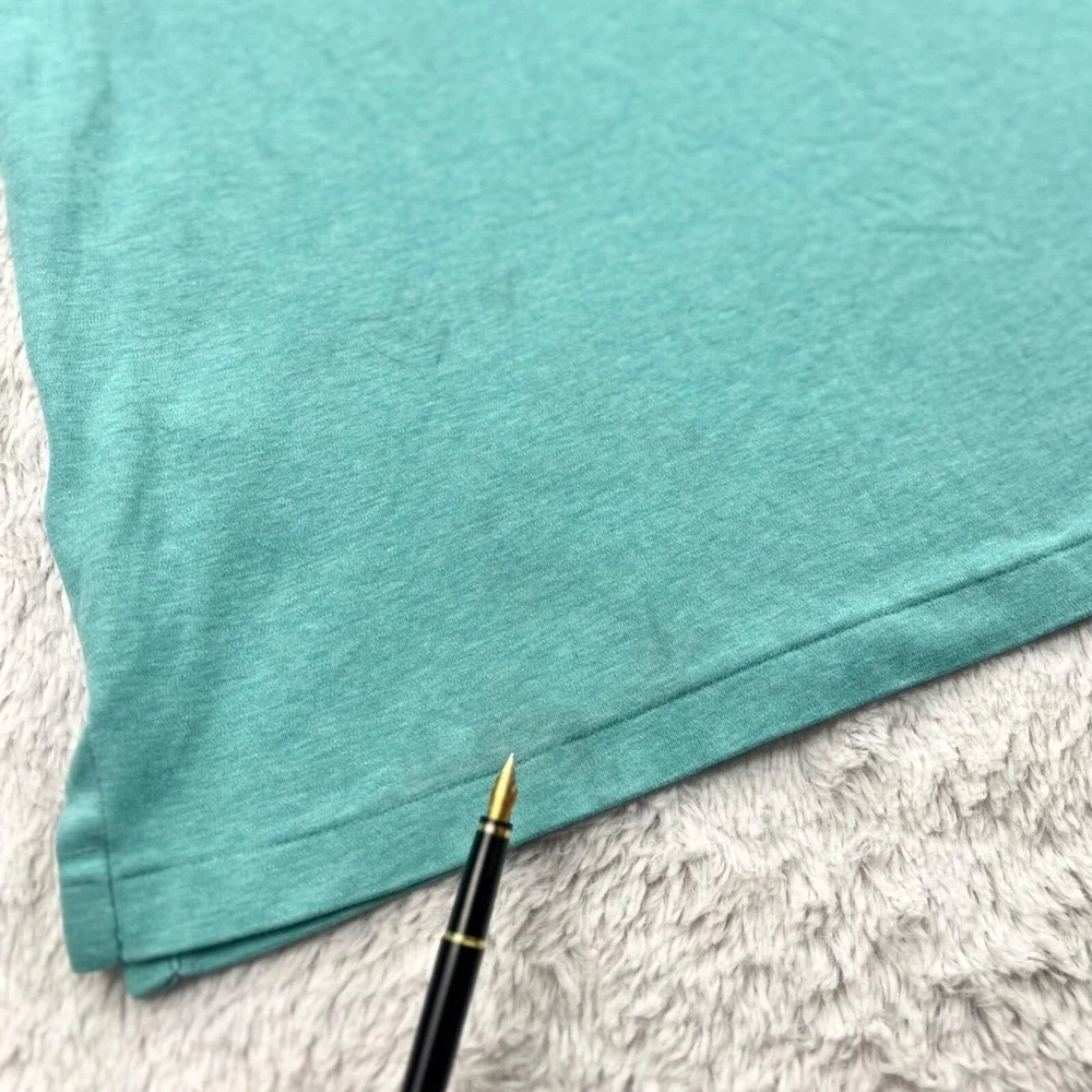 Polo Ralph Lauren Classic Fit Men Large Teal Green 100%‎ Cotton Short Sleeve